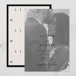 Klassieke Zwarte Ivoren Foto Editoriale Minimalist Kaart