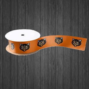  Klassieke zwarte kat-vlakken Lint