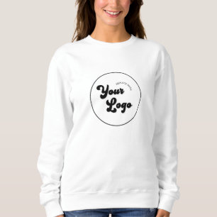 Klassieke zwarte & witte Logo Business Promotie Trui