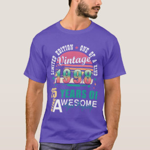 Klassieker 1998 98 Verjaardag Retro Klassieker Cad T-shirt