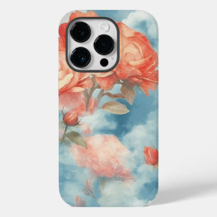 Klassiekers - engelachtige roze en rode rozen in z Case-Mate iPhone 14 pro hoesje