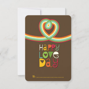 Klassikaal Valentijnsdag Foto Kaarten met Regenboo