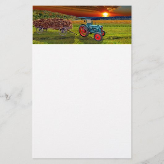 "Klassischer Trecker" Briefpapier (Voorkant)