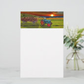 "Klassischer Trecker" Briefpapier (Staand voorkant)