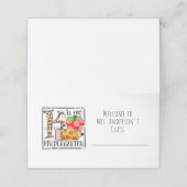 Klassroom-plaatskaart (Buitenkant ongevouwen)