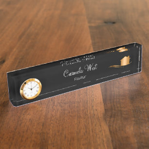 Klassy Real Estate Realtor Desk Name Borden Naambordje
