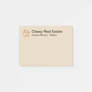 Klassy Real Estate Sticky Note Pads