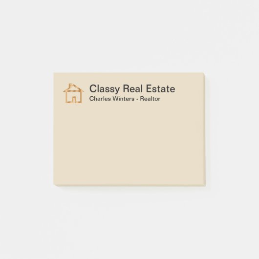 Klassy Real Estate Sticky Note Pads (Voorkant)