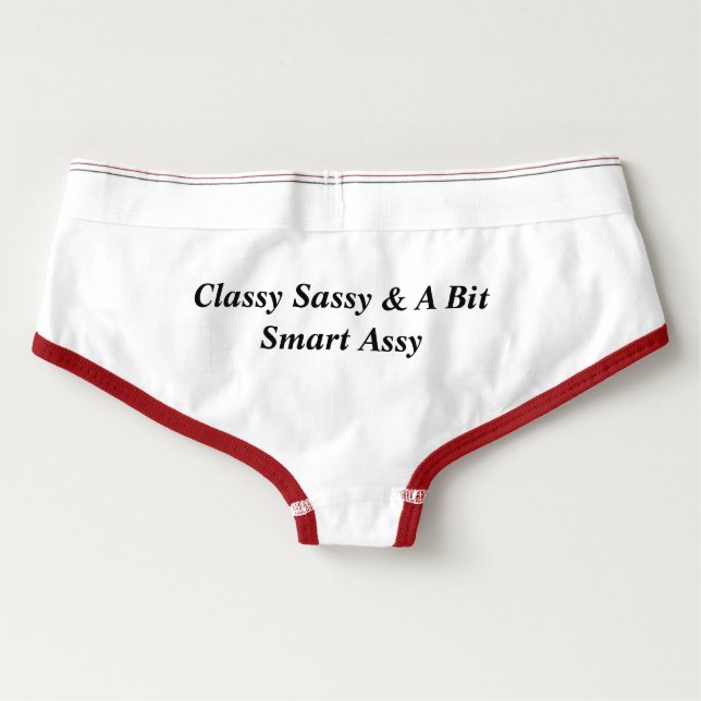 KLASSY SASSY & A BIT SMART ASSY damesondergoed Slip (Achterkant)