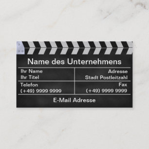 klatschen Kino Visitekaartje