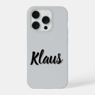 Klaus nom d'homme,