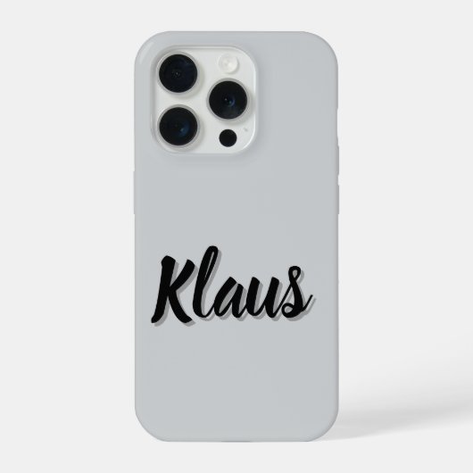 Klaus nom d'homme, (Verso)