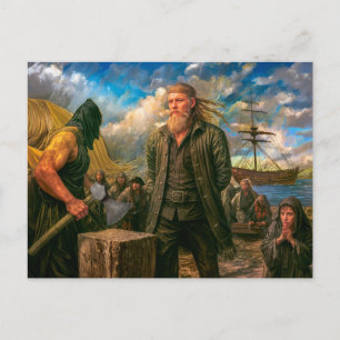 Klaus Stoertebeker Piraat Portret Briefkaart