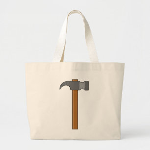 Klauw Hammer Cartoon Grote Tote Bag