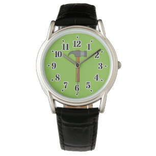 Klauw Hammer Cartoon Horloge