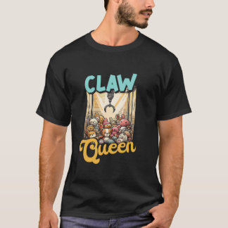 Klauw Machine Kraan Spel Klauw Koningin Lange Mouw T-shirt