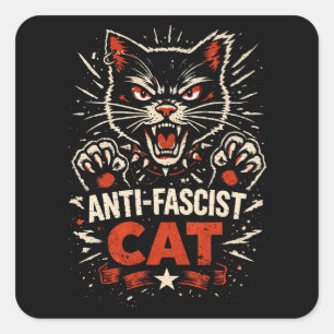 Klauwen van het Verzet Vierkante Sticker