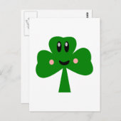 klaver briefkaart (Voorkant / Achterkant)