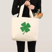 klaver grote tote bag (Voorkant (product))
