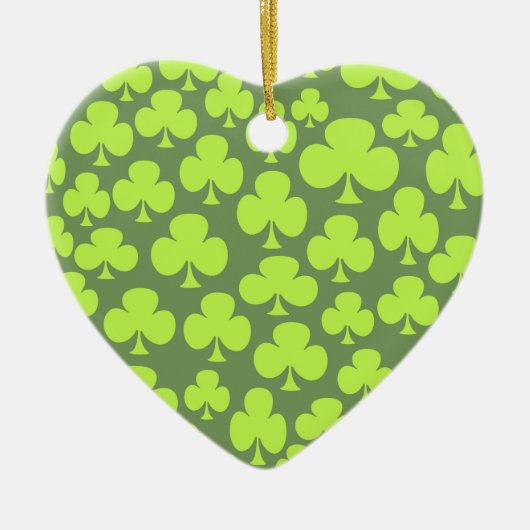 klaver keramisch ornament (Voorkant)