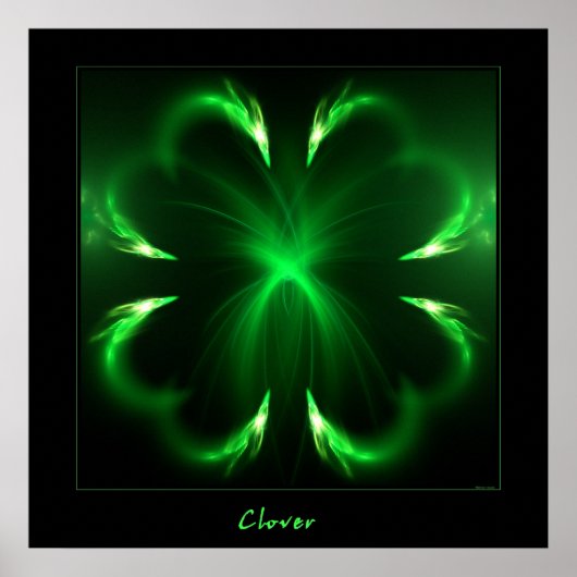 klaver poster (Voorkant)