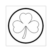 klaver 	rubberstempel (Afrduk)