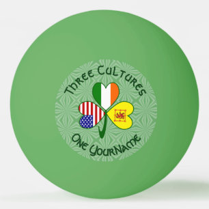 Klaver Schotse Leeuw Ierland USA Vlaggen Persoonli Pingpongballen