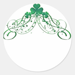 Klaver & Scrolls Lijn Design Stickers