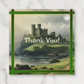 Klaver St Patrick's Day Landschap Bedankt F Bedankjes Labels (Achterkant)