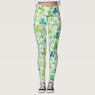 Klaver St. Patrick's Day Lichtgroene Leggings