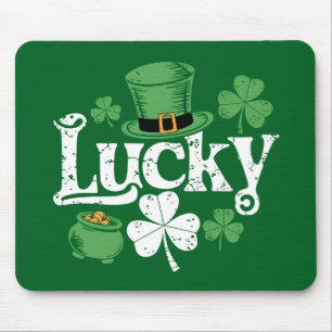 Klaver St. Patrick's Day Shamrock Vintage Muismat