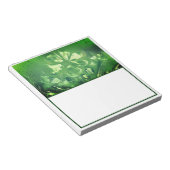 Klaver Zeldzaam Zes Blad Notitieblok (Schuin)