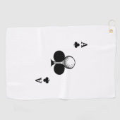 Klaveraas Golfhanddoek (Horizontaal)