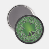 Klaverblad - St Patrick's Day magneet (Voorkant / Achterkant)