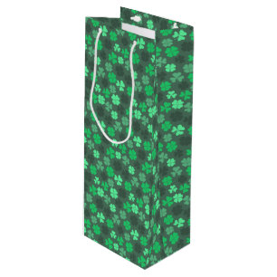 KLAVERBLADEREN ST PATRICKS PATRONE WIJN CADEAUTAS
