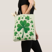 Klaverentas met vier bladeren draagtas (Dichtbij)