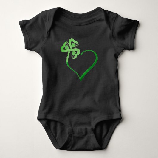 Klaverhart Baby Bodysuit (Voorkant)
