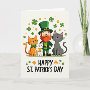 Klaverkatten Geluksdag Kaart