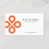 KLAVERONTWERP in SINAASAPPEL Visitekaartje (Voorkant)