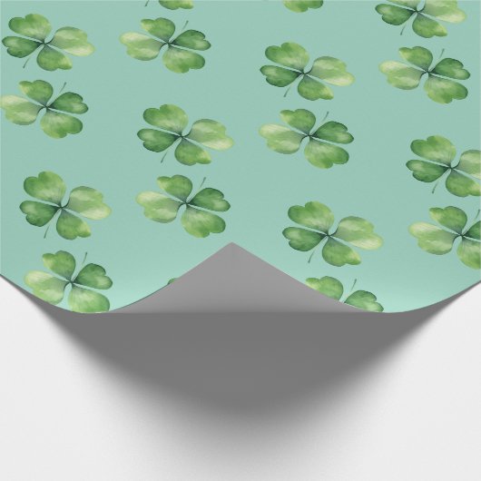 Klavers en Shamrocks in overvloed Cadeaupapier (Hoek)