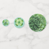 Klavers en Shamrocks in overvloed Confetti (Achterkanten)