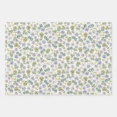 Klavers en Wildbloemen Inpakpapier Vel (Voorkant)