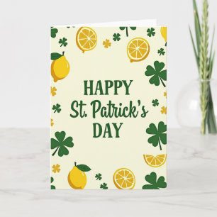 Klavertje Citroen Patroon St. Patrick Kaart