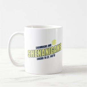 Klavertjes en Schelmenstreken St. Patrick's Day Koffiemok