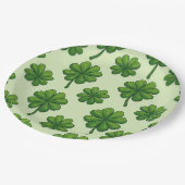 klavertjevier-bord papieren bordje (Gekanteld)