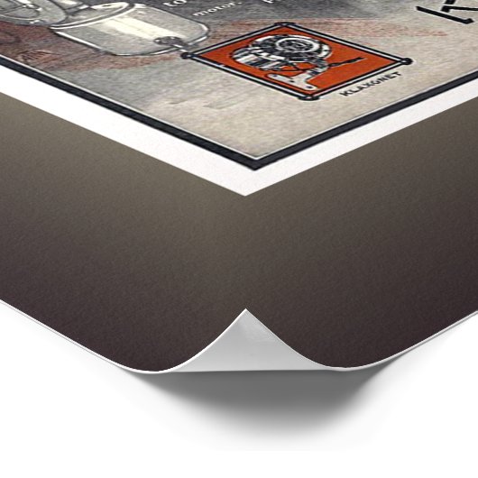 Klaxon Horn en ~ OOGA, andere hoorn ~  ~ Poster (Hoek)