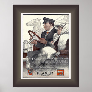 Klaxon Horn en ~ OOGA, andere hoorn ~ ~ Poster