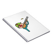 Klay Pigeon Trap Shooting Notitieboek (Rechterzijde)