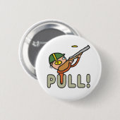 Klay Pigeon Trap Shooting Ronde Button 5,7 Cm (Voorkant /achterkant)