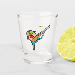 Klay Pigeon Trap Shooting Shot Glas